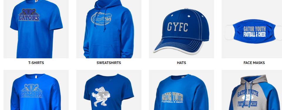Order & Customize Gator Gear Year Round to your door!