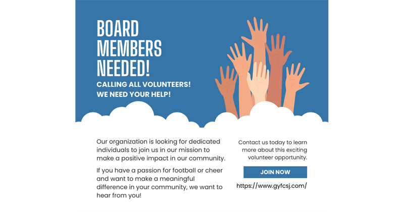Board Members Needed!